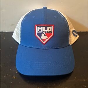 MLB Network Hat Los Angeles Dodgers Mesh Blue Logo SnapBack New
